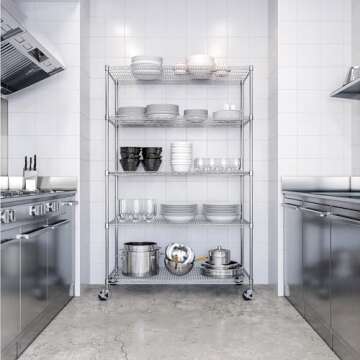 Seville Classics Heavy Duty NSF Wire Rack Storage Unit