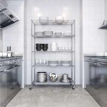 Seville Classics Heavy Duty NSF Wire Rack Storage Unit