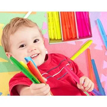 Rarlan Highlighters, 96 Count Bulk Pack of Chisel Tips