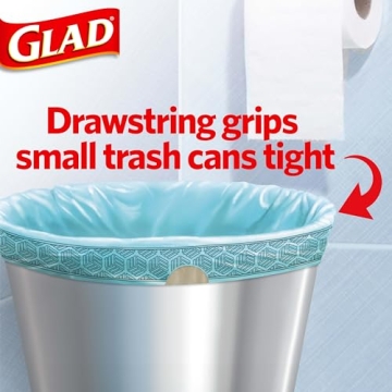 Glad Odorshield 4 Gallon Trash Bags with Febreze