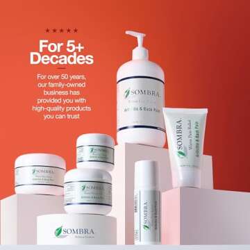 Sombra Warm Pain Relief Gel- (4oz Jar)