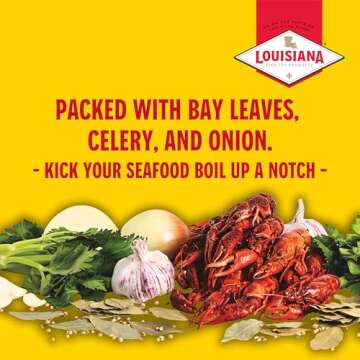 Louisiana Fish Fry, Herbal Overload Boil Booster, 8 oz (Pack of 1)