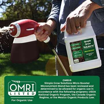 Organic Micronutrient Booster- Complete Plant & Turf Nutrients- Simple Grow Solutions- Garden & Lawn...