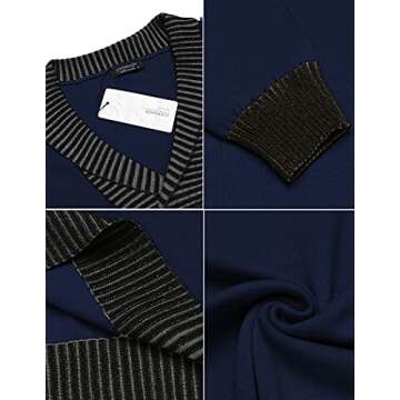 Stylish COOFANDY Men's Slim Fit Sweater for All Occasions