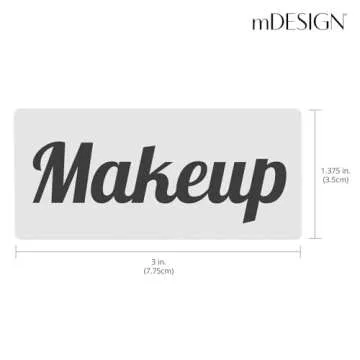 mDesign Home Organization Labels - Stylish 32 Count Set