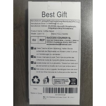 FULLYWARE Starbucks-Style Matte Gold Espresso Spoons 4.7-inch