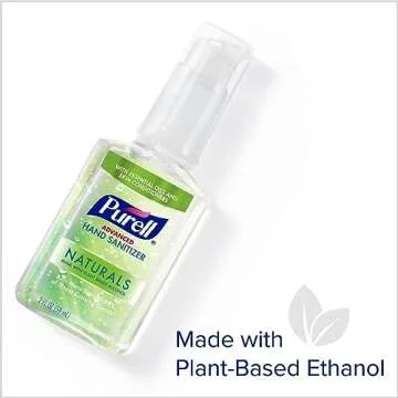 Purell Advanced Hand Sanitizer Naturals, 2 Fl Oz Travel Size