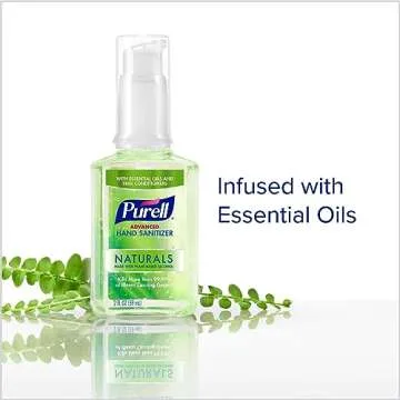 Purell Advanced Hand Sanitizer Naturals, 2 Fl Oz Travel Size