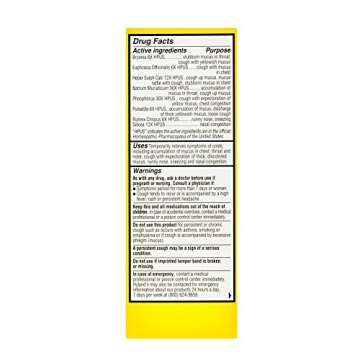 Hyland's Cold Medicine for Kids Ages 2 and up, Cold 'n Mucus Relief Liquid, Natural Relief of Mucus and Congestion, Runny Nose, Cough, 4 Ounces