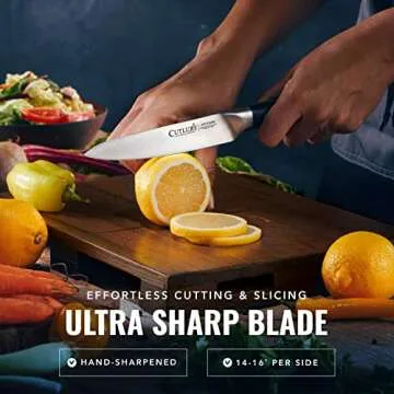 Cutluxe 5.5" Paring Knife – Razor Sharp German Steel