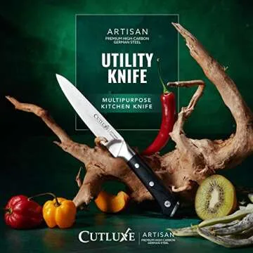 Cutluxe 5.5" Paring Knife – Razor Sharp German Steel