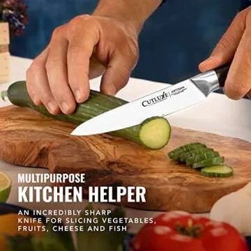 Cutluxe 5.5" Paring Knife – Razor Sharp German Steel