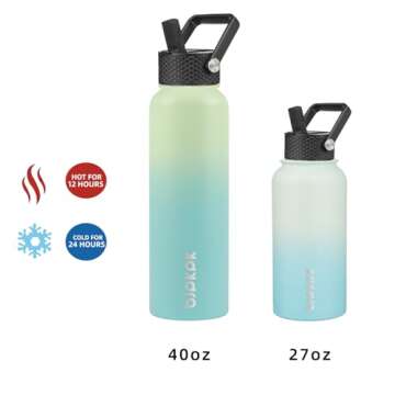 BJPKPK Insulated 27oz Water Bottle - Stylish & BPA Free