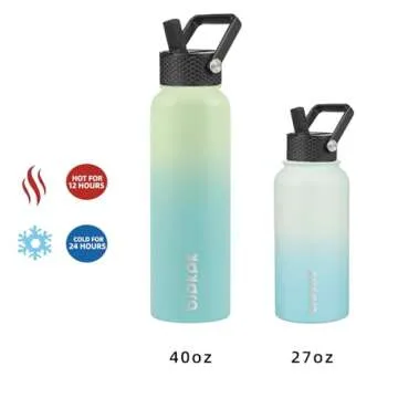 BJPKPK Insulated 27oz Water Bottle - Stylish & BPA Free