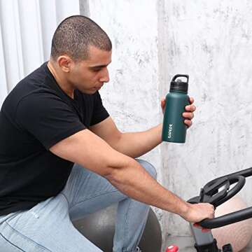 BJPKPK Insulated 27oz Water Bottle - Stylish & BPA Free