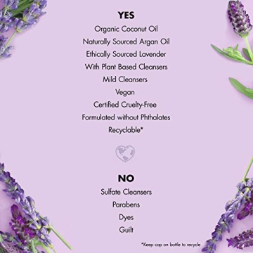 Love Beauty and Planet Relaxing Rain Body Wash Enjoy Soft, Smooth Skin with a Soothing-Relaxed Feel Argan Oil and Lavender Paraben Free and Vegan Body Wash, 16 Fl Oz (Pack of 2)