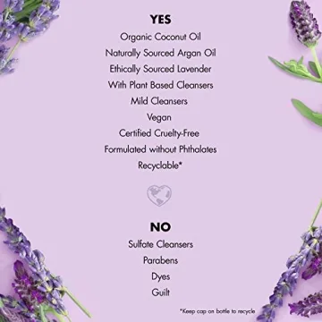 Love Beauty and Planet Relaxing Rain Body Wash Enjoy Soft, Smooth Skin with a Soothing-Relaxed Feel Argan Oil and Lavender Paraben Free and Vegan Body Wash, 16 Fl Oz (Pack of 2)