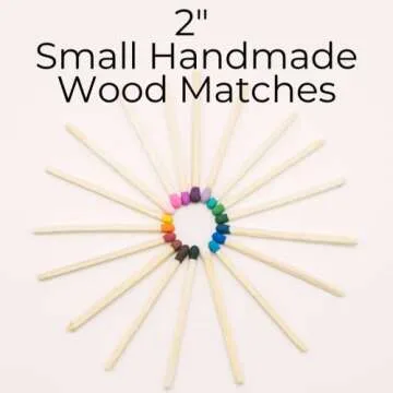 River Birch Tuxedo Tip Matches | 200 Premium Decorative Safety Matches