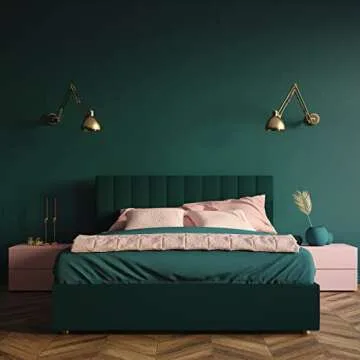Consine Dark Green Peel and Stick Wallpaper, 15.7 X 315 inches Renter Friendly Wallpaper, Vinyl PVC Removable Wall Paper, Self-Adhesive Wall Sticker Decoration for Counter Furniture Cabinet and Room