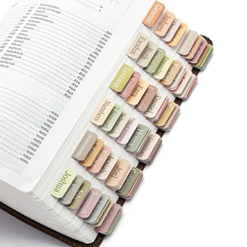 Mr. Pen Bible Tabs Set - 75 Durable Boho Tabs for Study