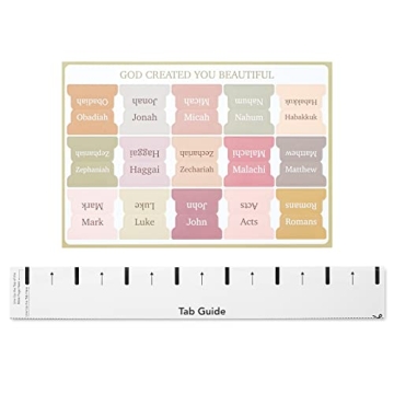 Mr. Pen Bible Tabs Set - 75 Durable Boho Tabs for Study