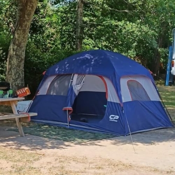 CAMPROS 6-Person Camping Tent - Easy Setup, Waterproof