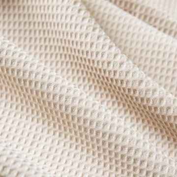 Elegant Waffle Weave Throw Pillow Covers Set of 2 for Home Decor