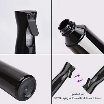 Noverlife 300m/10oz Hair Spray Bottle, Continuous Ultra Fine Mist Water Spray Bottle, Fine Mister Sprayer Kettle for Plants Pets Showering Home Cleanup