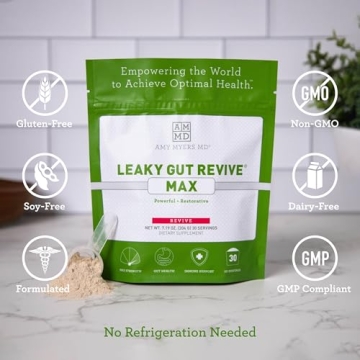 Dr. Amy Myers Leaky Gut Revive MAX Powder for Optimal Gut Health