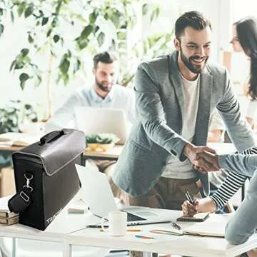 Fireproof and Waterproof Document Bag XXL 17.5x13x5 with Lock TSA for Travel, High-Viz Design, Fireproof Lock Box for Documents, Holds A3, Legal Size Files, Developed by USA Engineers and Firefighters