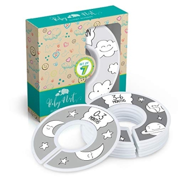Baby Nest Designs Closet Dividers for Baby Clothes