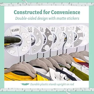 Baby Nest Designs Closet Dividers for Baby Clothes