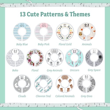Baby Nest Designs Closet Dividers for Baby Clothes