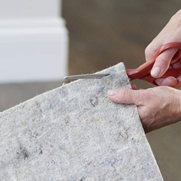 RUGPADUSA - Basics - 8'x10' - 1/2" Thick - 100% Felt - Protective Cushioning Rug Pad - Safe for All Floors and Finishes Including Hardwoods