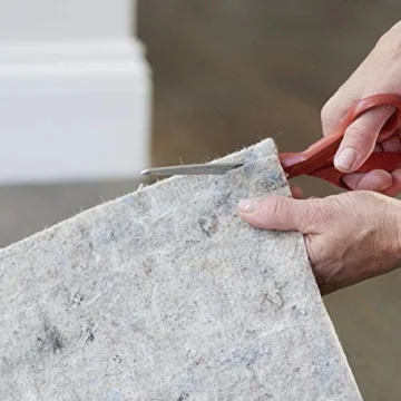 RUGPADUSA - Basics - 8'x10' - 1/2" Thick - 100% Felt - Protective Cushioning Rug Pad - Safe for All Floors and Finishes Including Hardwoods