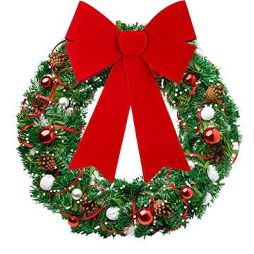 Aneco Christmas Bows for Festive Decoration Needs
