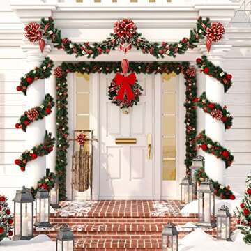 Aneco Christmas Bows for Festive Decoration Needs