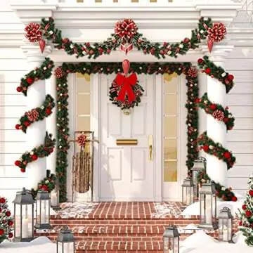 Aneco Christmas Bows for Festive Decoration Needs