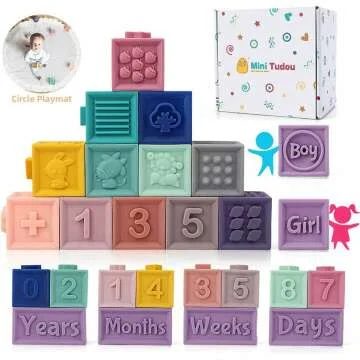 Educational Sensory Building Blocks for Babies