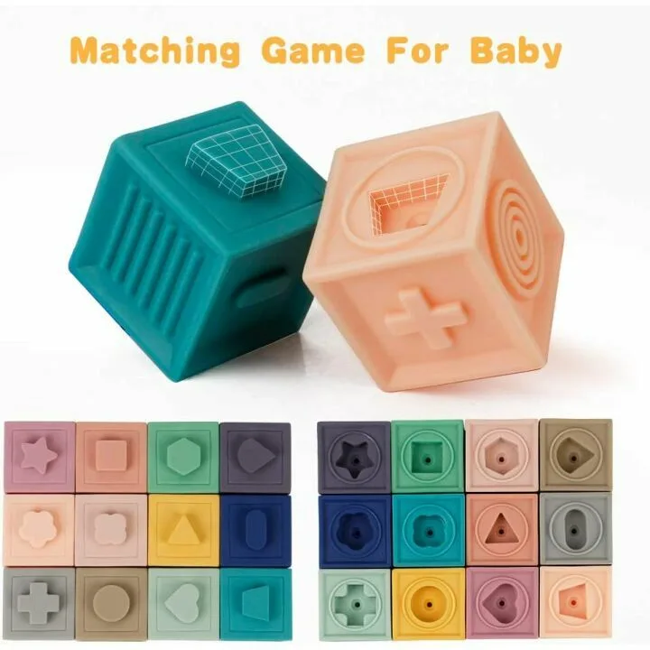 Educational Sensory Building Blocks for Babies