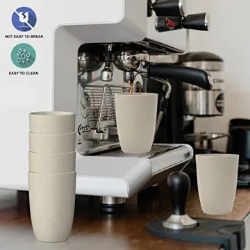 Wrova Wheat Straw Cups - Eco-Friendly 20oz Unbreakable Drinkware