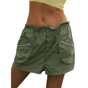 Fisoew Women's Cargo Shorts - Relaxed Fit for Outdoor Adventures
