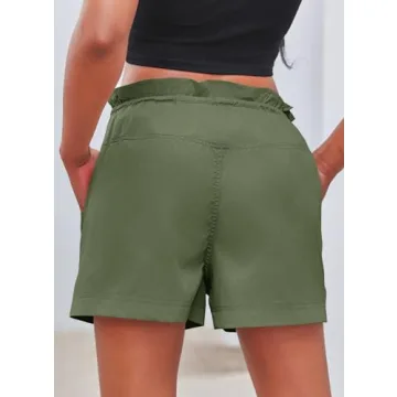 Fisoew Women's Cargo Shorts for Comfortable Outdoor Style