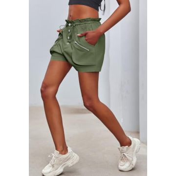 Fisoew Women's Cargo Shorts for Comfortable Outdoor Style