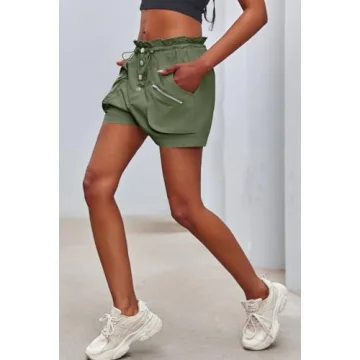 Fisoew Women's Cargo Shorts for Comfortable Outdoor Style
