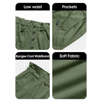 Fisoew Women's Cargo Shorts for Comfortable Outdoor Style