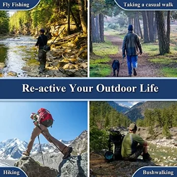 TheFitLife Trekking Poles - Lightweight Anti-shock Adjustable Hiking Poles