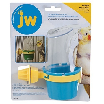 JW Pet Company Clean Cup Feeder for Medium Birds