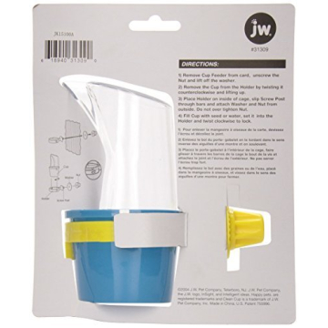 JW Pet Company Clean Cup Feeder for Medium Birds