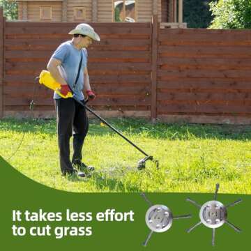 Durable Steel Wire Grass Trimmer Head for Efficient Weeding